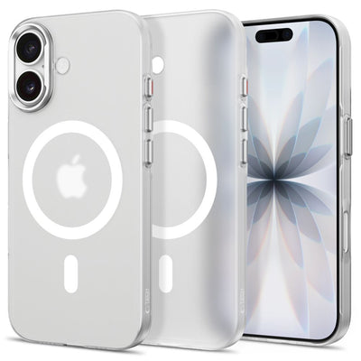Husa Tech-protect Magzero Magsafe pentru iPhone 17 - mat Alb