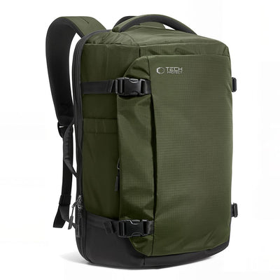 Husa laptop Tech-protect Defender S70 Ryanair & Wizzair 24L Laptop Rucsac - Verde inchis