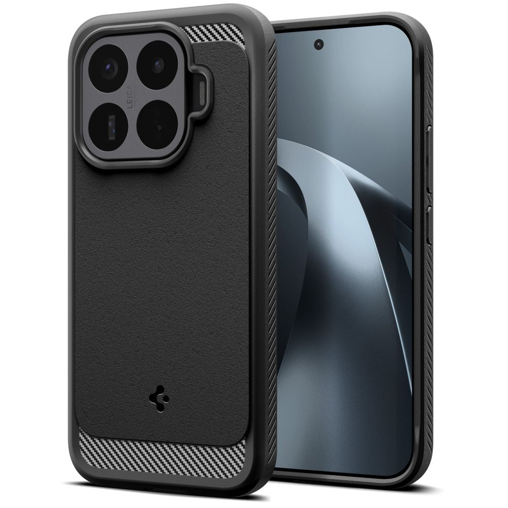 Husa Spigen Rugged Armor pentru Xiaomi 17T Pro - mat Negru