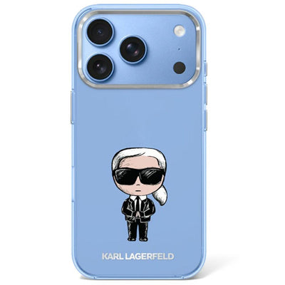 Husa Karl Lagerfeld IML Ikonik Sketch Print Magsafe pentru iPhone 17 Pro / 18 Pro - Roz deschis
