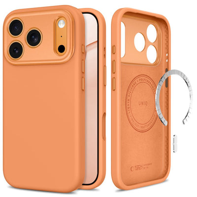Husa Tech-protect Uniq Magsafe CC pentru iPhone 18 Pro / 17 Pro - Portocaliu