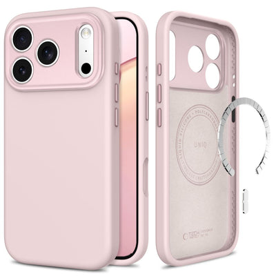 Husa Tech-protect Uniq Magsafe CC pentru iPhone 18 Pro Max / 17 Pro Max - Roz