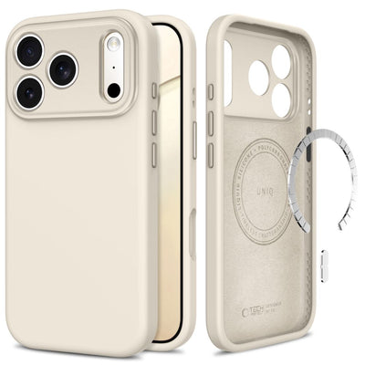 Husa Tech-protect Uniq Magsafe CC pentru iPhone 18 Pro Max / 17 Pro Max - Bej