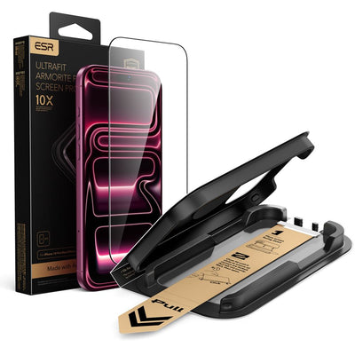 Folie ESR Ultrafit Armorite Pro sticla pentru iPhone 18 Pro / 17 Pro - Negru