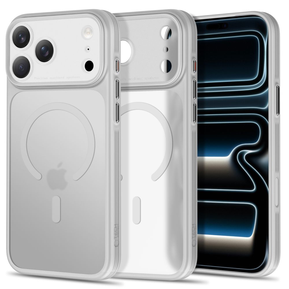 Husa Tech-protect Magprime Magsafe CC pentru iPhone 18 Pro / 17 Pro - mat Gri
