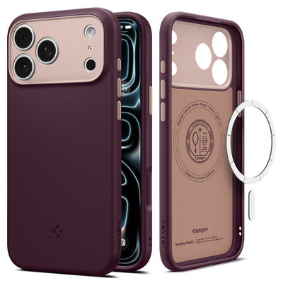 Husa Spigen Nano Pop Magsafe pentru iPhone 18 Pro Max / 17 Pro Max - Cherry inchis