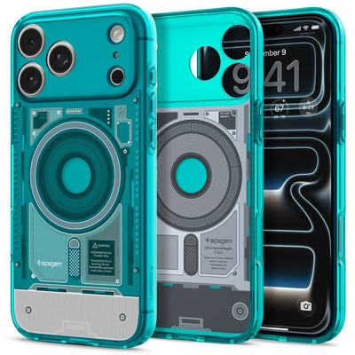 Husa Spigen Ultra Hybrid Magsafe pentru iPhone 18 Pro / 17 Pro - Albastru deschis