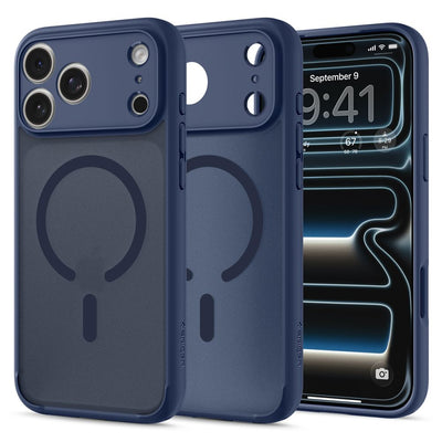 Husa Spigen Ultra Hybrid Magsafe pentru iPhone 18 Pro Max / 17 Pro Max - Albastru inchis