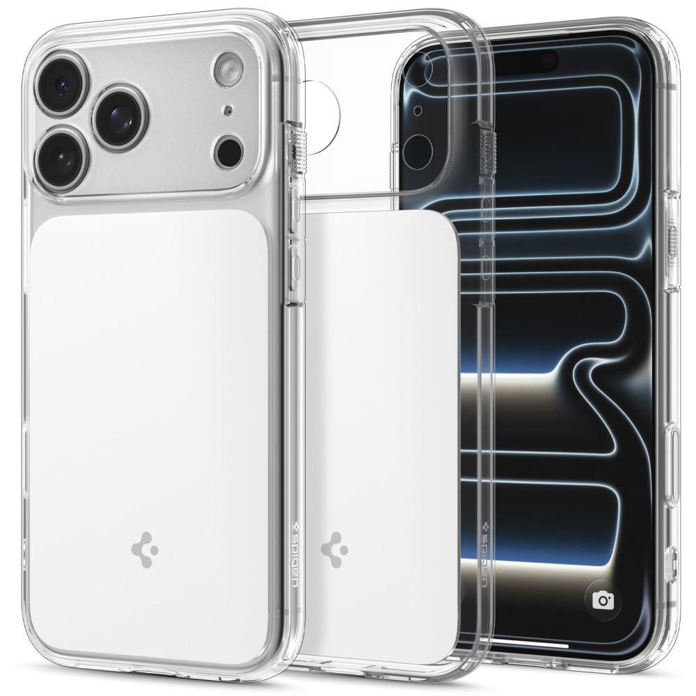 Husa Spigen Ultra Hybrid Magsafe pentru iPhone 18 Pro / 17 Pro - Alb