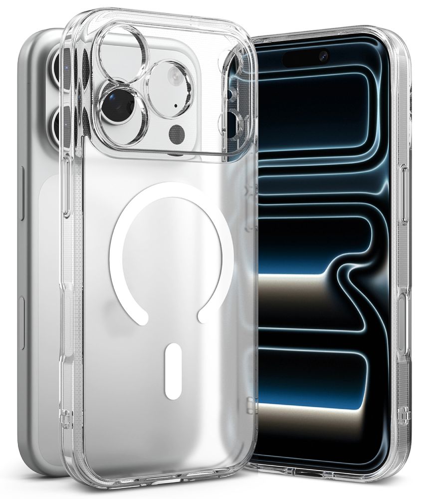 Husa Ringke Fusion Magnetic Magsafe pentru iPhone 18 Pro / 17 Pro - Transparent mat