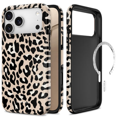 Husa Tech-protect Lamano Magsafe pentru iPhone 18 Pro Max / 17 Pro Max - Bej/Negru