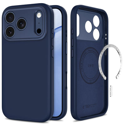 Husa Tech-protect Uniq Magsafe CC pentru iPhone 18 Pro Max / 17 Pro Max - Bleumarin