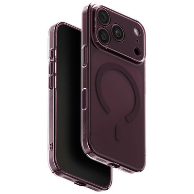 Husa Uniq Airsuit Magclick Charging pentru iPhone 18 Pro / 17 Pro - Burgundy