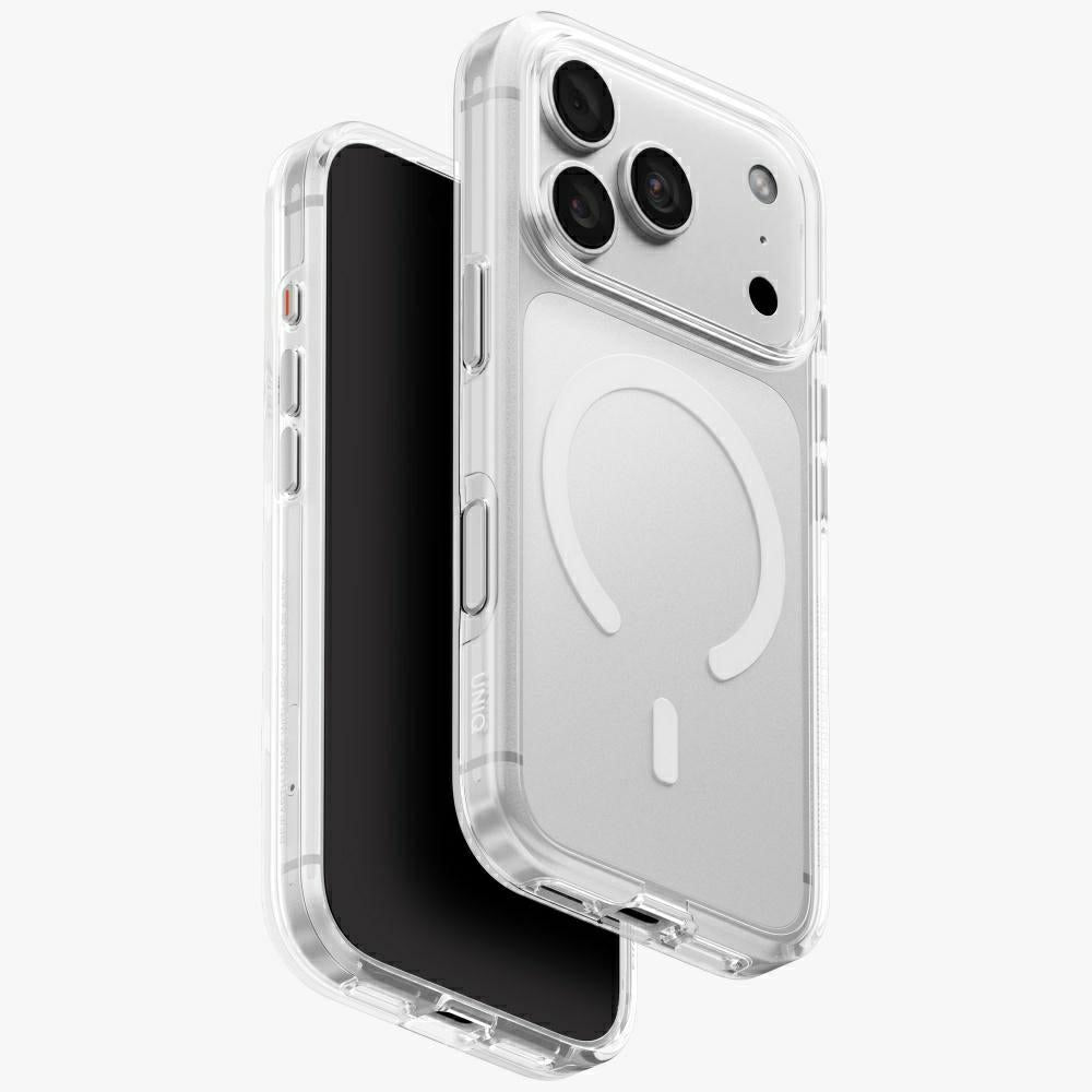 Husa Uniq Clario Magclick Charging pentru iPhone 18 Pro / 17 Pro - Transparent