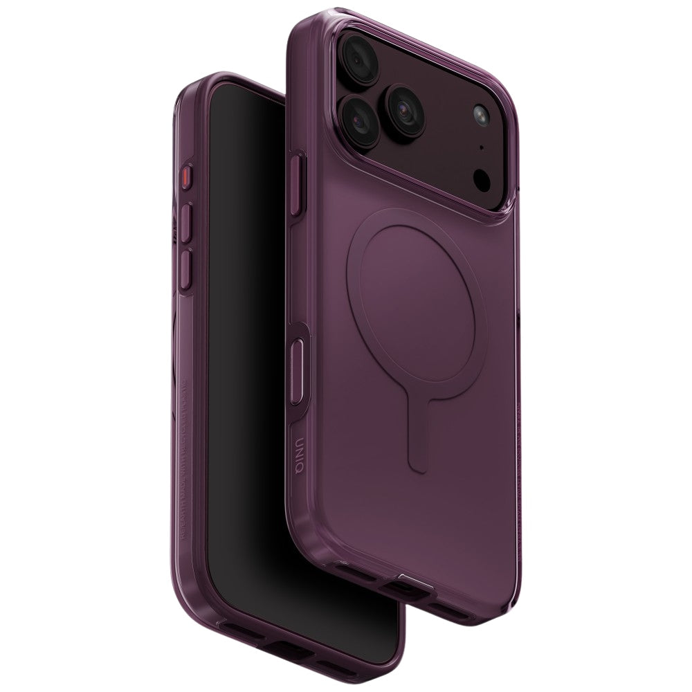 Husa Uniq Clario Magclick Charging Eco pentru iPhone 18 Pro Max / 17 Pro Max - Mov