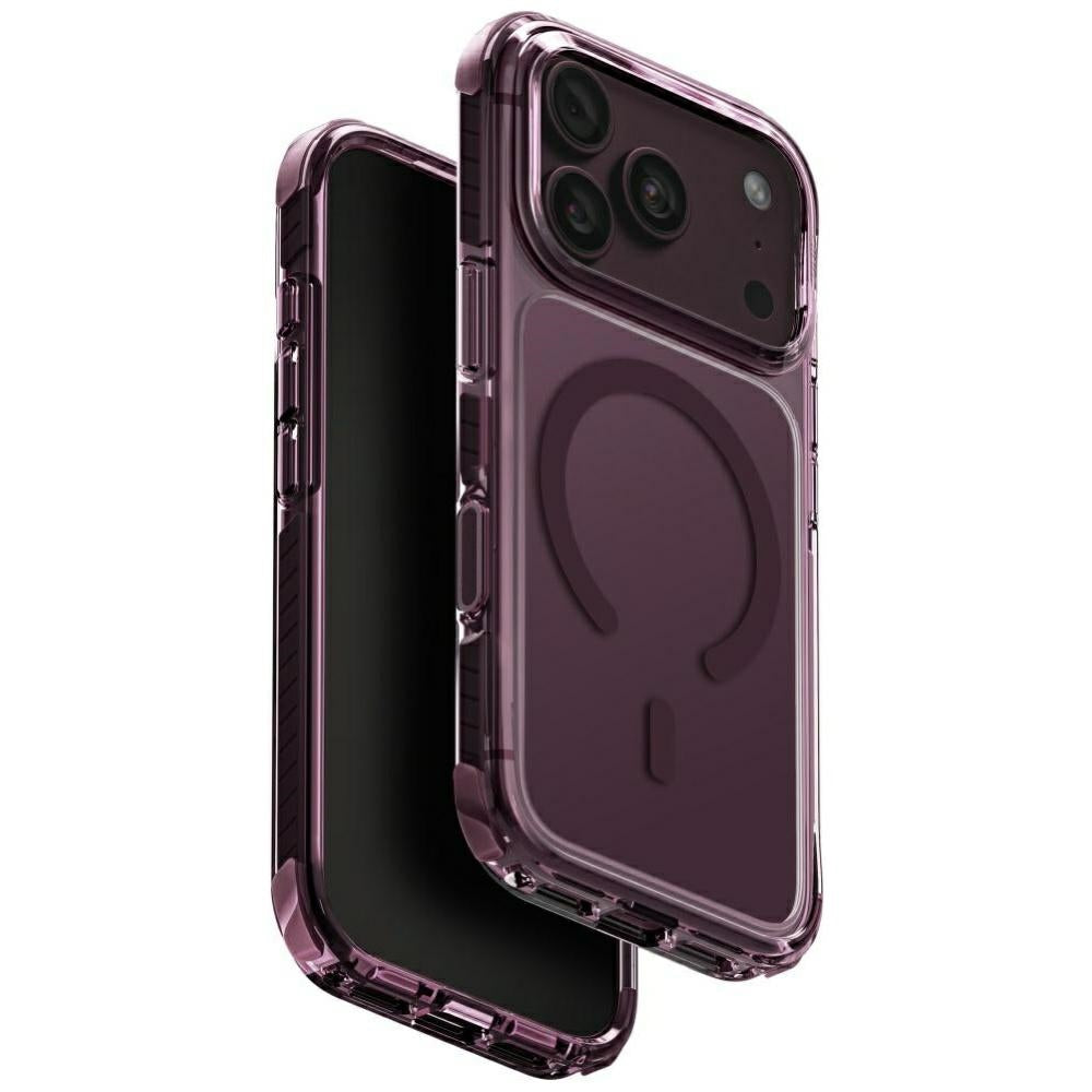 Husa Uniq Combat Magclick Charging pentru iPhone 18 Pro / 17 Pro - Burgundy