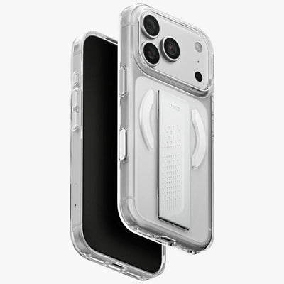 Husa Uniq Heldro Air Magclick Charging pentru iPhone 18 Pro / 17 Pro - Transparent
