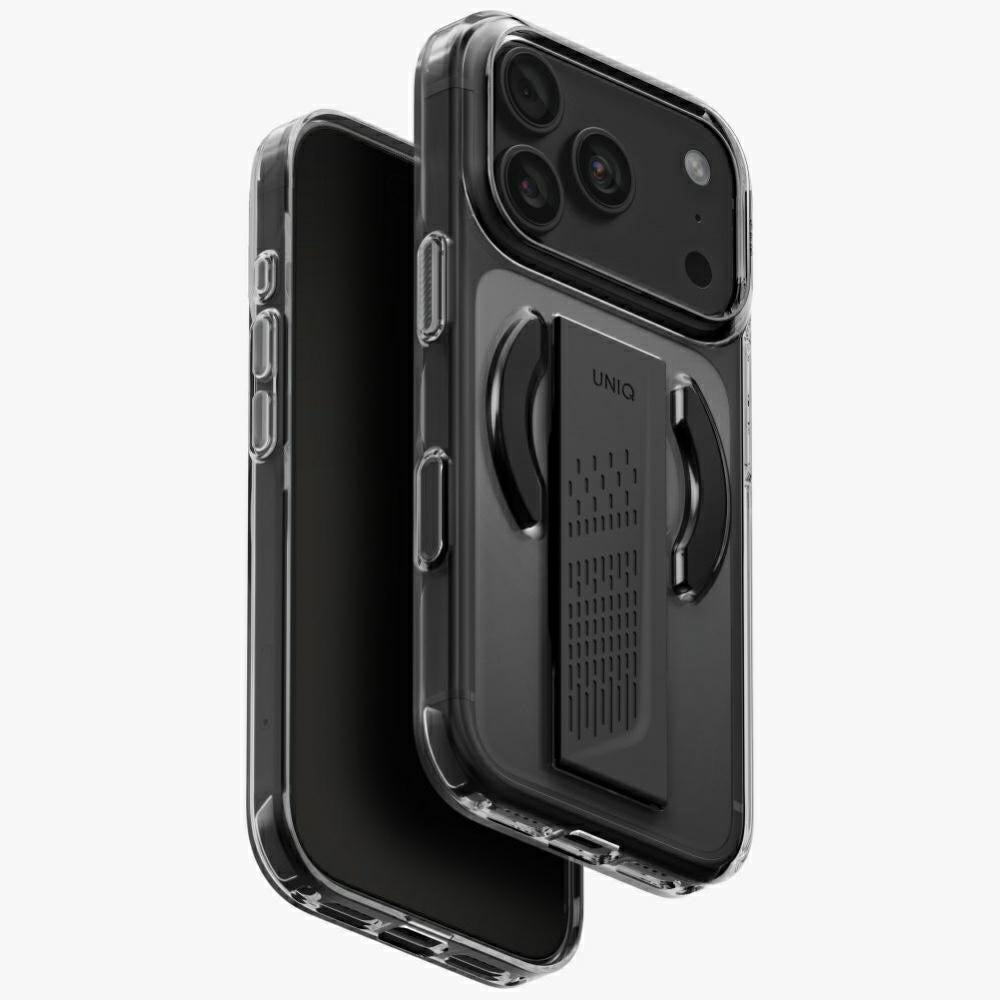 Husa Uniq Heldro Air Magclick Charging pentru iPhone 18 Pro / 17 Pro - Negru