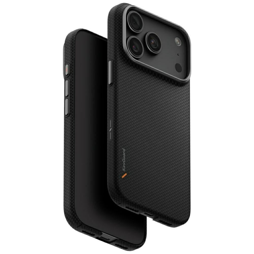 Husa Uniq Keva Edge Magclick Charging pentru iPhone 18 Pro / 17 Pro - Negru