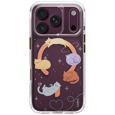Husa Uniq Coehl Elysie Magnetic Charging pentru iPhone 18 Pro / 17 Pro - Multicolor
