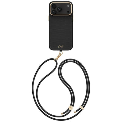 Husa Uniq Coehl Mirelle Magnetic Charging pentru iPhone 18 Pro Max / 17 Pro Max - Negru