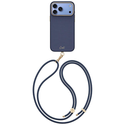 Husa Uniq Coehl Mirelle Magnetic Charging pentru iPhone 18 Pro Max / 17 Pro Max - Albastru
