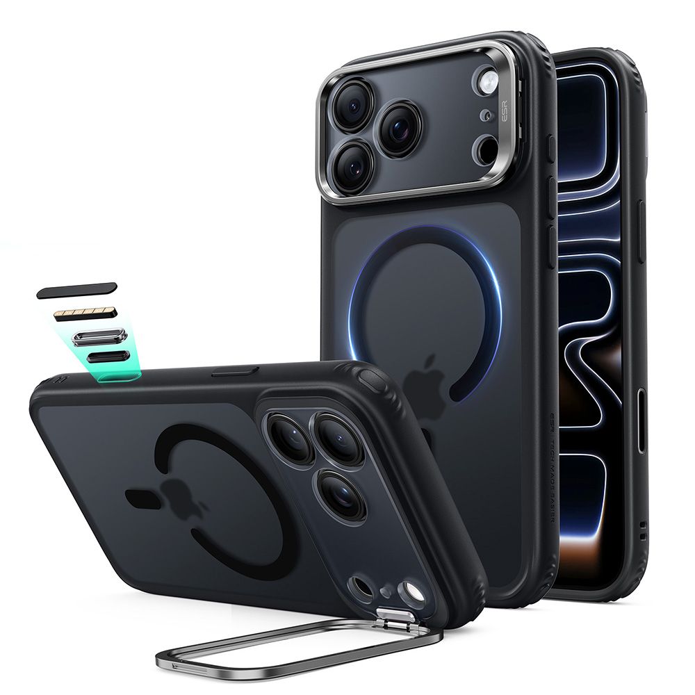 Husa ESR Classic Hybrid Kickstand Magsafe pentru iPhone 18 Pro Max / 17 Pro Max - mat Negru