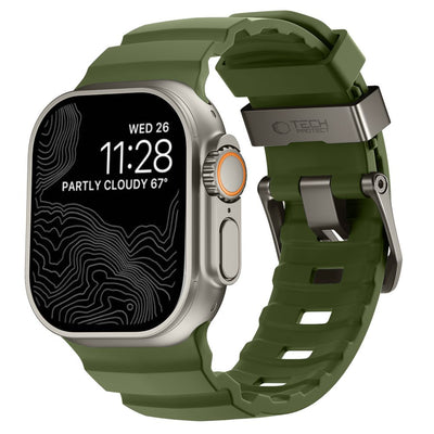 Curea Tech-protect Motion pentru Apple Watch 44 / 45 / 46 / 49 Mm - Verde