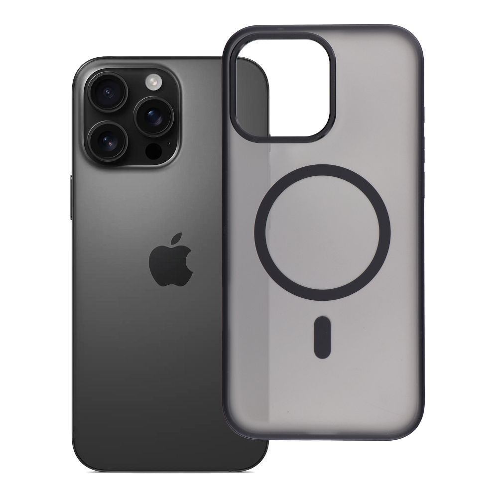 Husa Flexline Mag pentru iPhone 16 PRO MAX Compatible cu Magsafe Negru