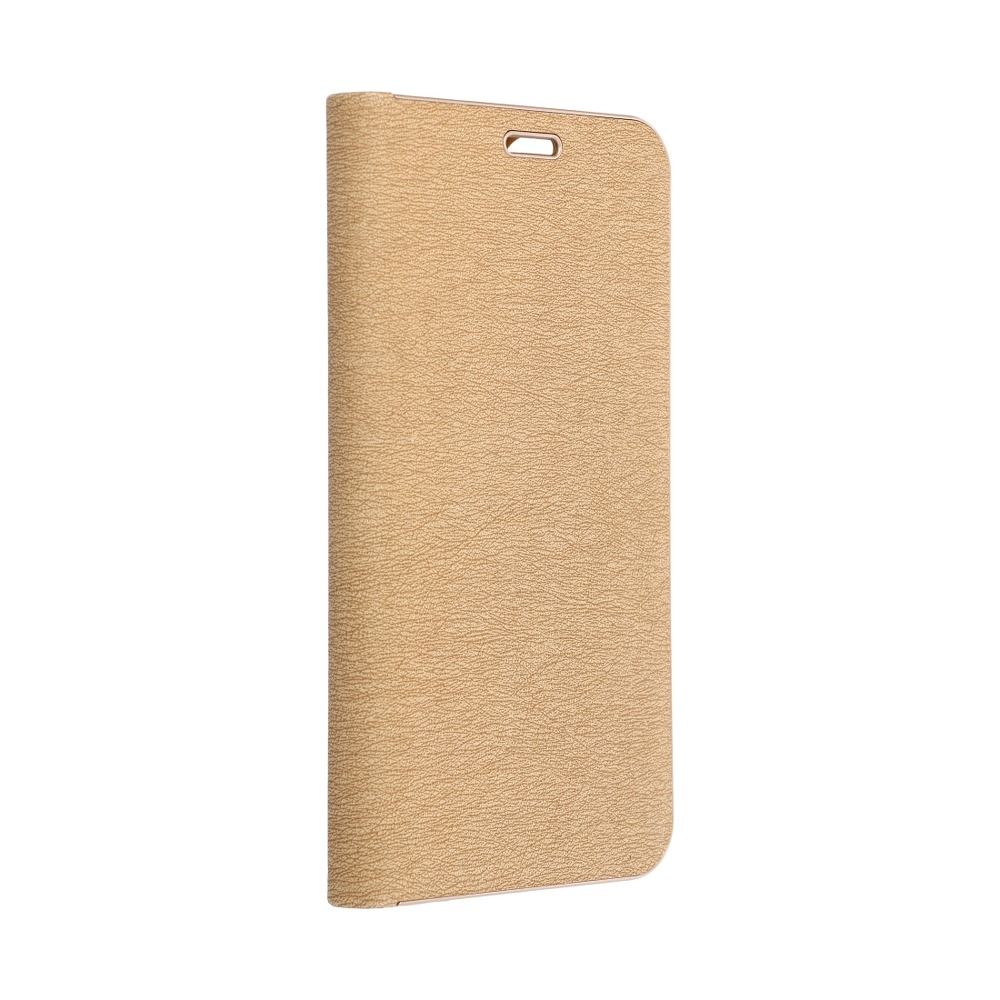 Husa Luna Book Auriu Flip pentru Huawei P20 Lite Auriu