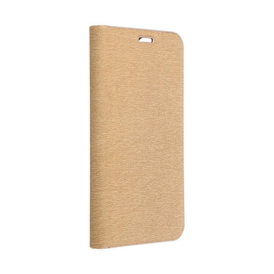 Husa Luna Book Auriu Flip pentru Xiaomi Redmi Note 8 PRO Auriu