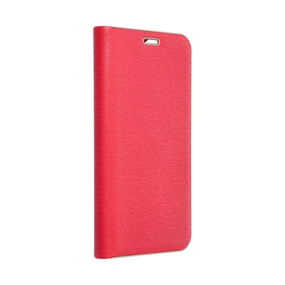 Husa Luna Book Auriu Flip pentru Huawei P Smart 2019 Rosu