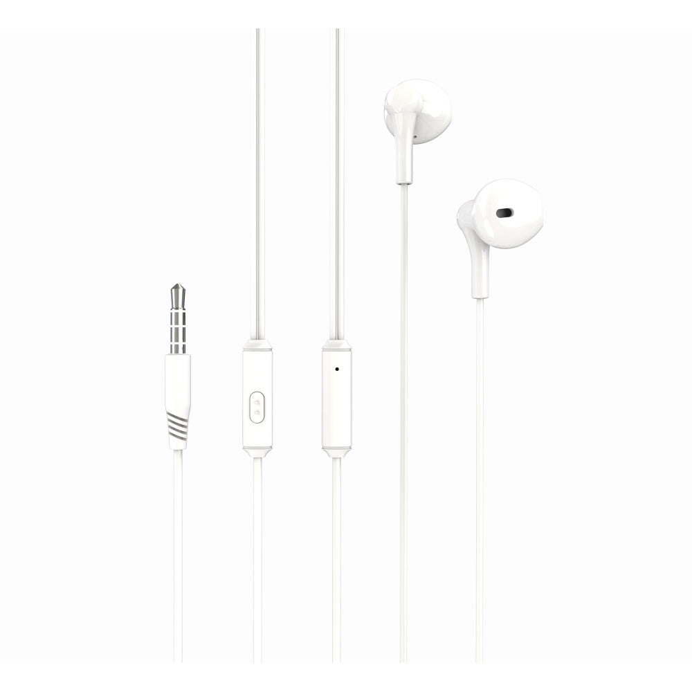 Casti XO Wired Ep39 Jack 3,5mm Alb