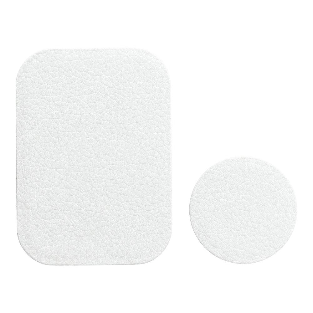 Suport auto Badget pentru Magnet piele Alb