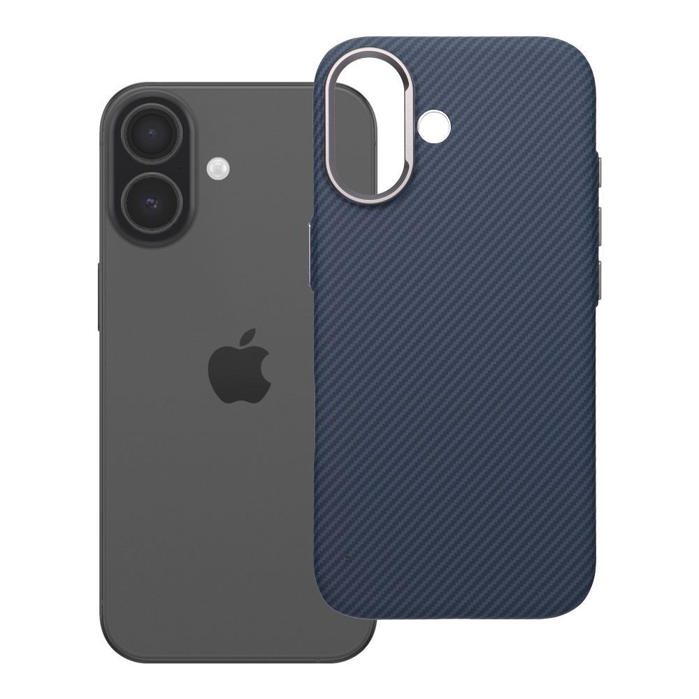 Husa K-look pentru iPhone 17 Compatible cu Magsafe Albastru V2