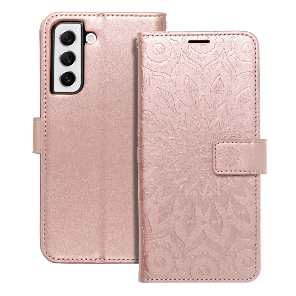 Husa Mezzo Book Flip pentru Samsung A32 LTE ( 4G ) Mandala Roz auriu