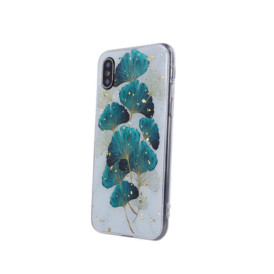 Husa Auriu Glam pentru Samsung Galaxy S21 Leaves