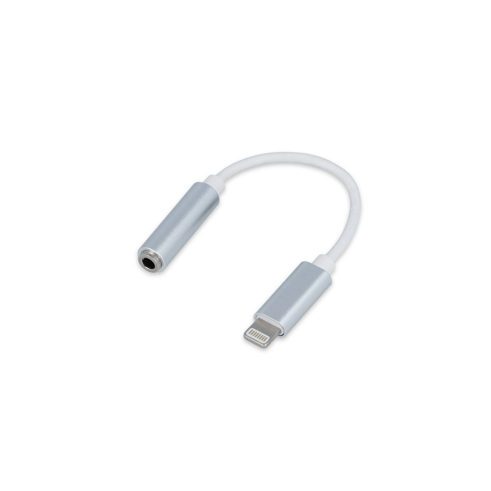 Adaptor Setty Lightning - Audio Jack 3,5mm Alb