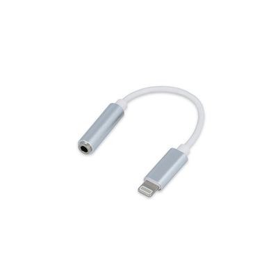 Adaptor Setty Lightning - Audio Jack 3,5mm Alb