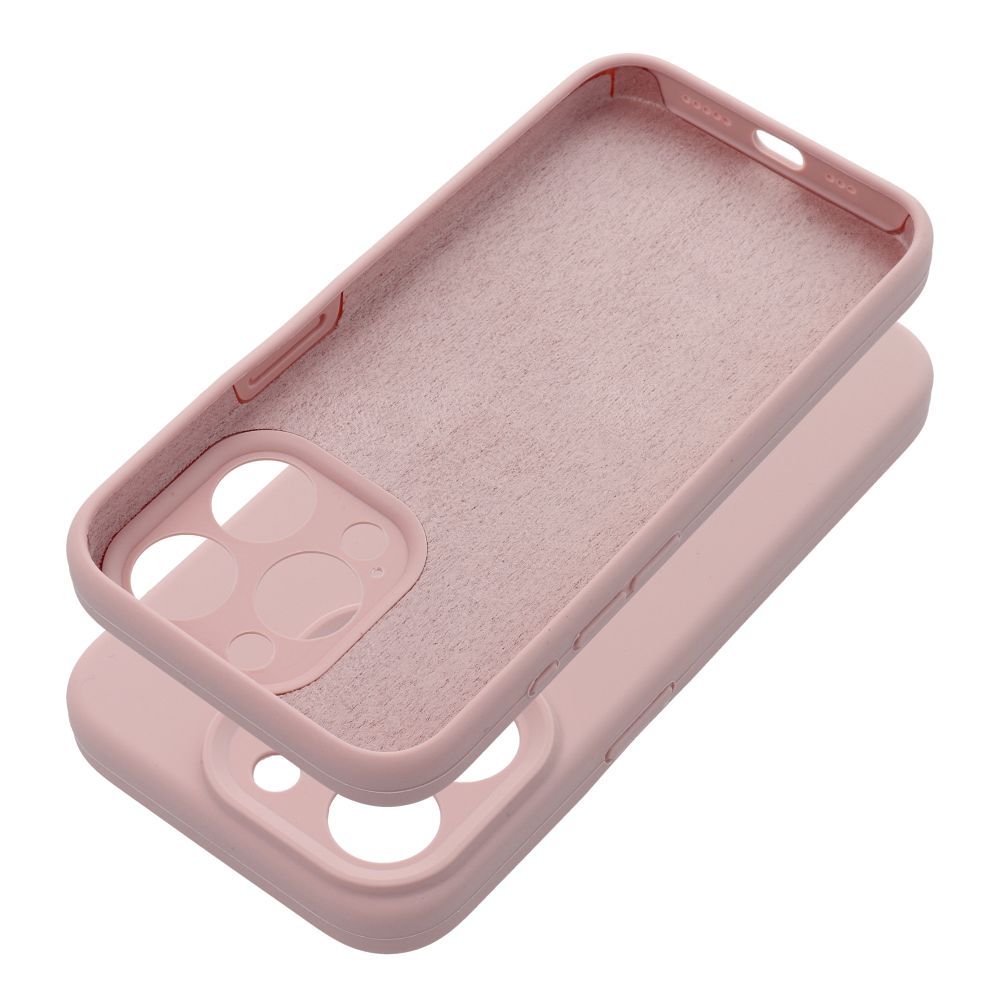 Husa pentru iPhone 16 Plus Silicone 2mm (Camera Protection) Powder Roz