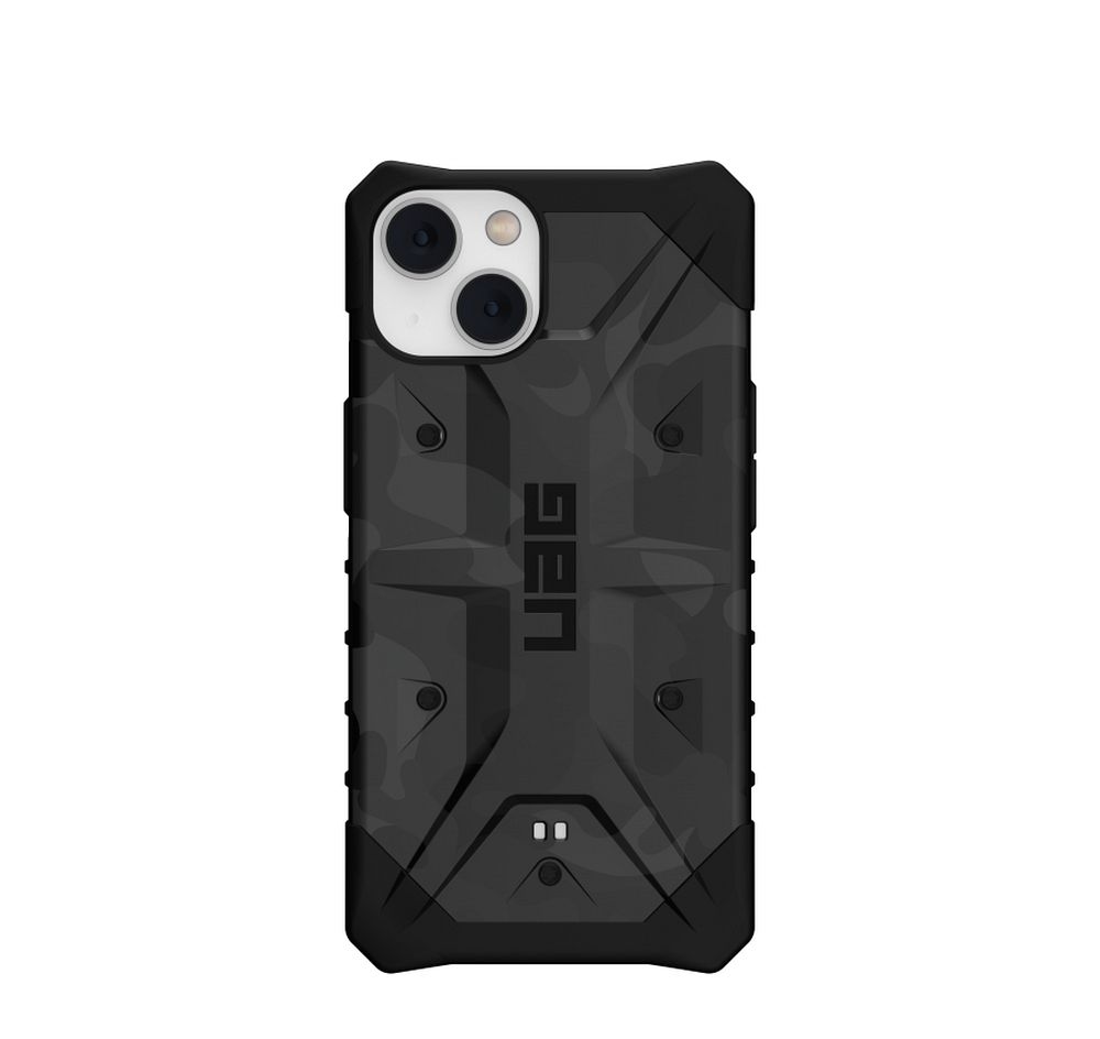 Husa Urban Armor Gear UAG Pathfinder pentru iPhone 14 Plus Midnight Camo