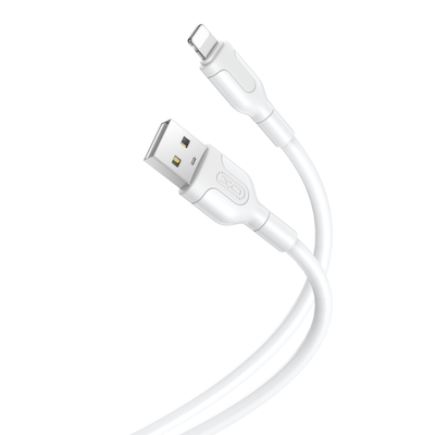 Cablu XO Nb212 USB - Lightning 1,0 M 2,1A Alb