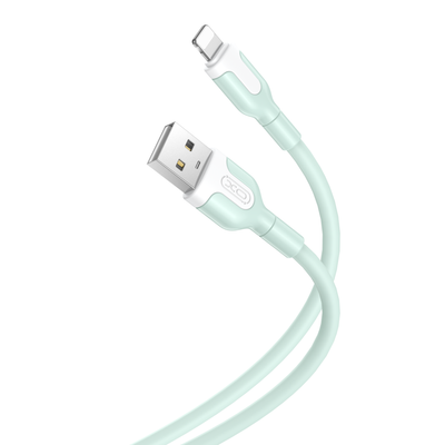 Cablu XO Nb212 USB - Lightning 1,0 M 2,1A Verde