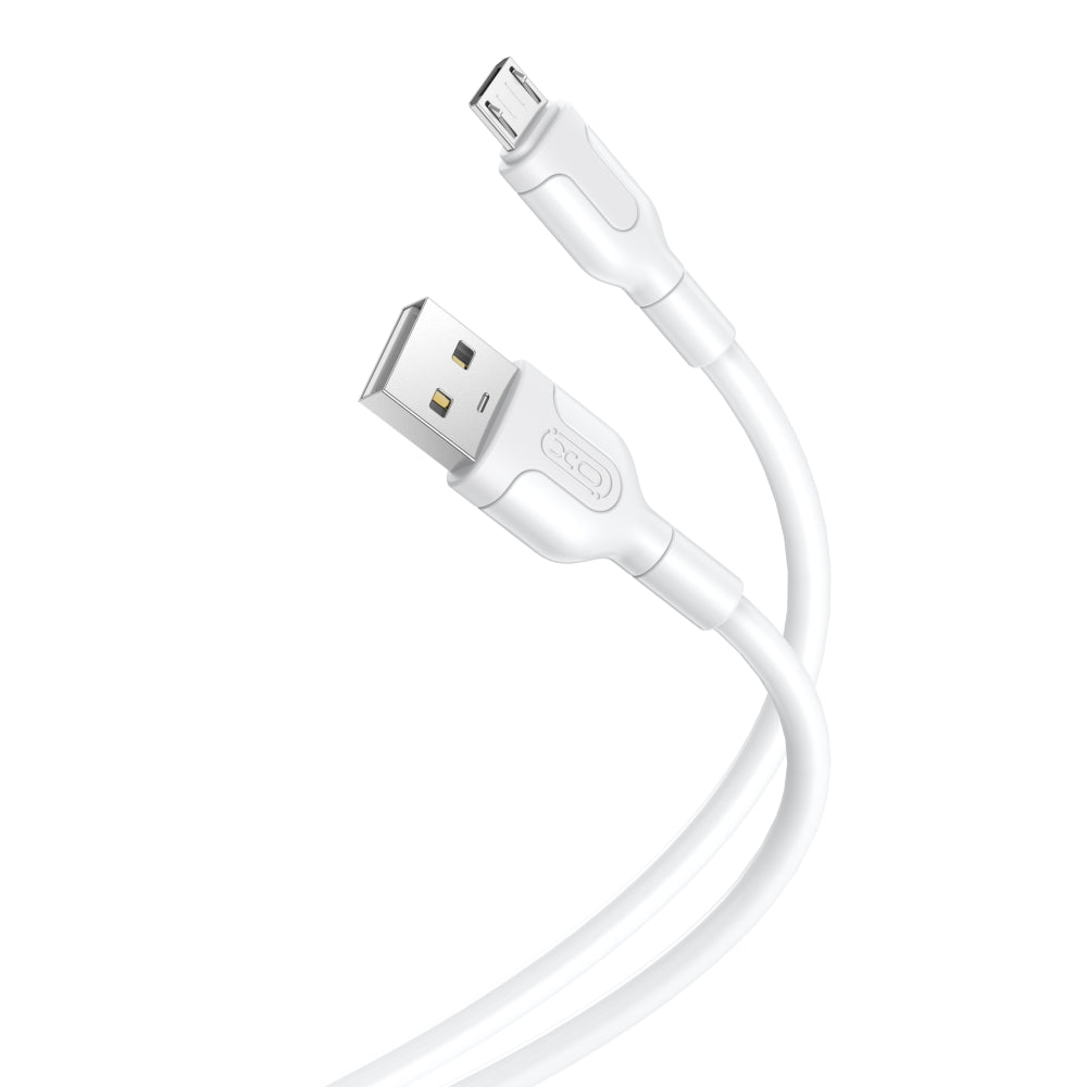 Cablu XO Nb212 USB - Microusb 1,0 M 2,1A Alb