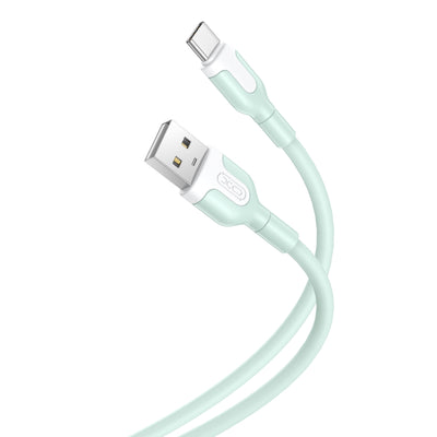 Cablu XO Nb212 USB - Usb-c 1,0 M 2,1A Verde