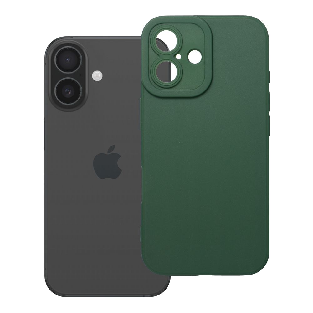 Husa Matt 2.0 pentru iPhone 16 Verde inchis