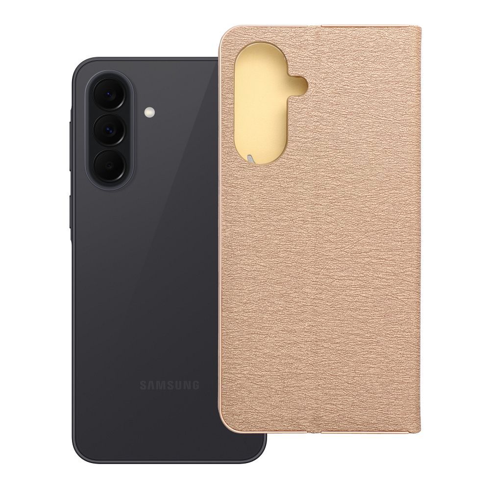 Husa Luna Book Auriu Flip pentru Samsung A37 5G Auriu
