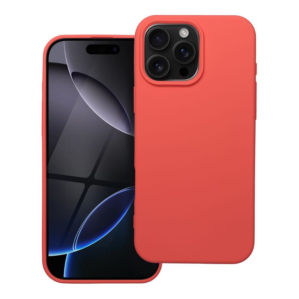 Husa Silicone pentru iPhone 16 PRO MAX Peach