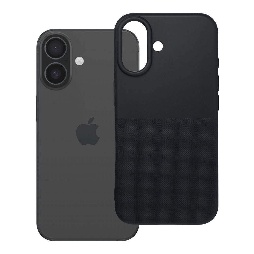 Husa Easy Dual pentru iPhone 16 Negru