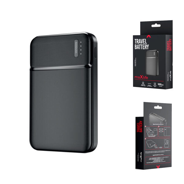 Maxlife power bank MXPB-01 5000 mAh negru